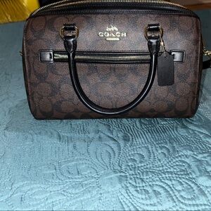 Coach Brown and Black Handbag